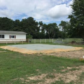 Foundation installed by Site Preparations, LLC