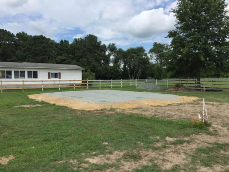 Foundation installed by Site Preparations, LLC