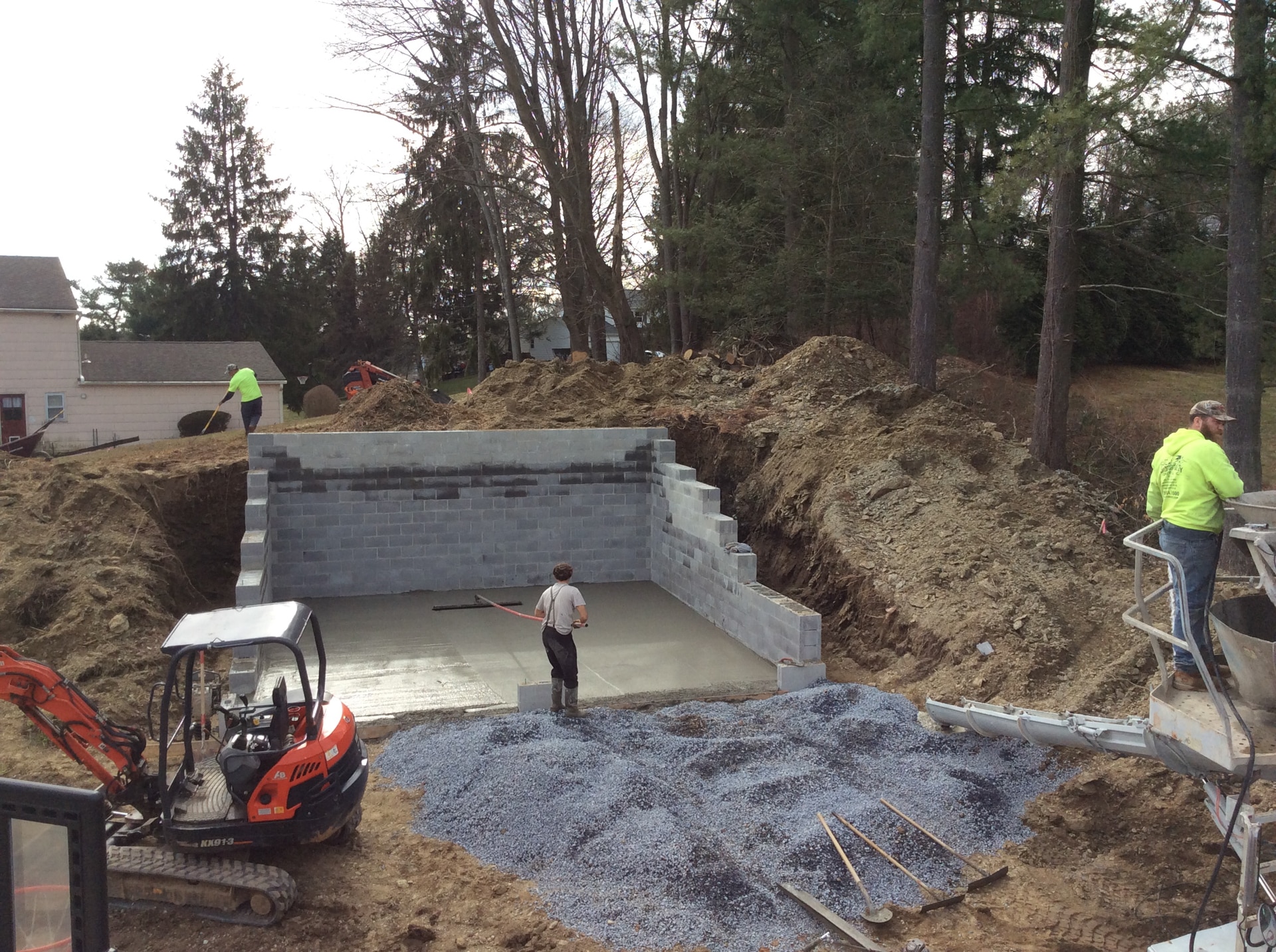 Concrete Foundation In Reading, PA