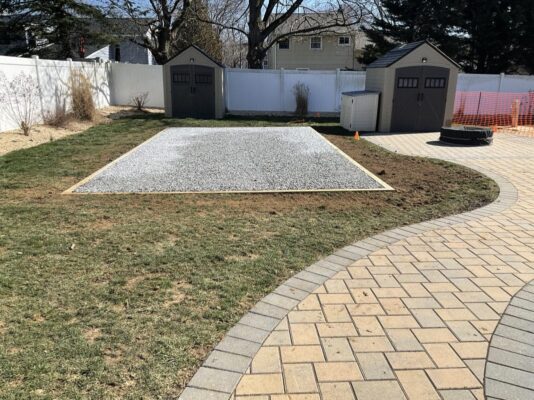 Gravel Garage Foundation in Red Bank, NJ