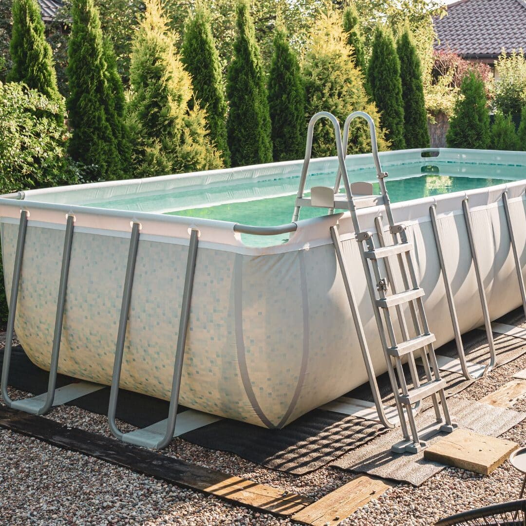 above ground pool foundation