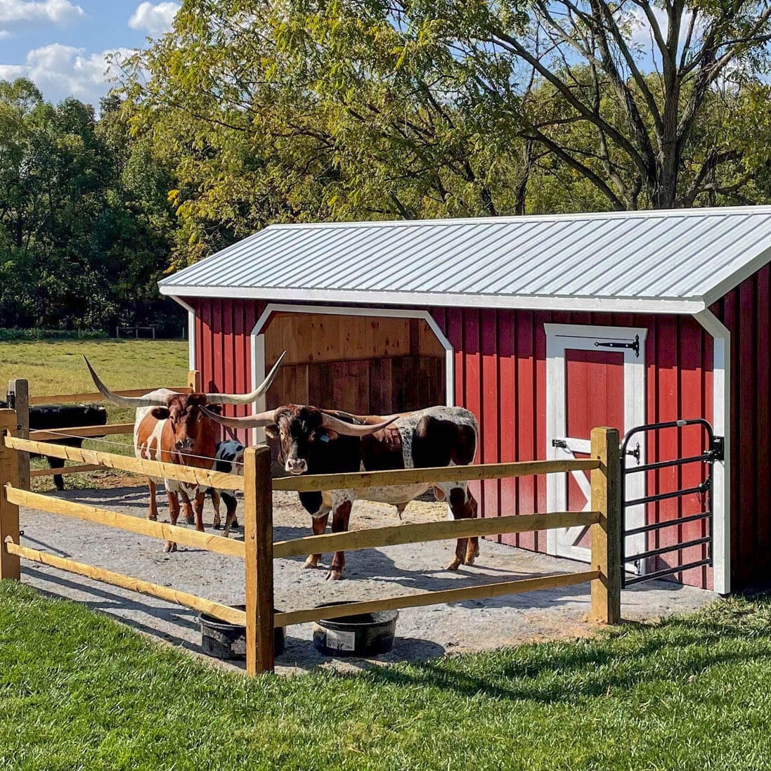 gravel shed foundation for a horse barn