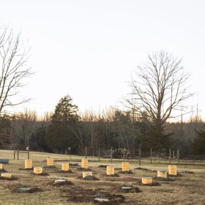Shed foundation piers for a large shed