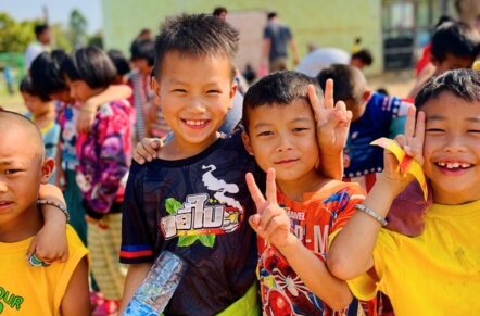 Children. Thailand. Love. Care.