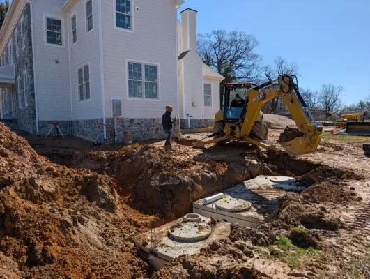 Rotelle Builders - in-ground Septic System Install in West Chester, PA