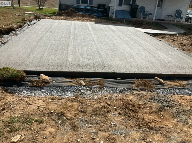 Brenda C. - Concrete Foundation with sidewalk in windsor, pa