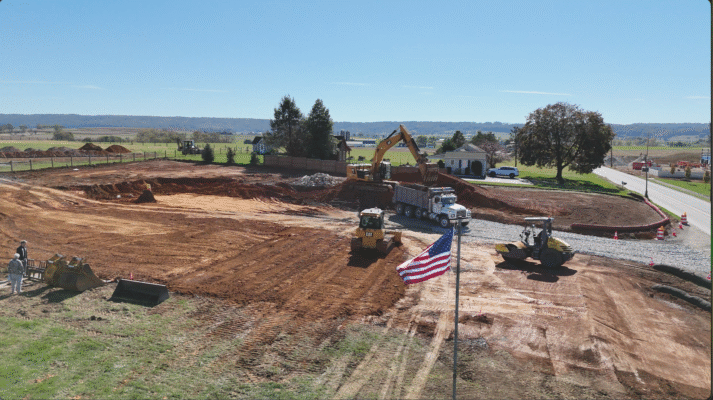 Commercial Excavation Project In Whitehorse, PA