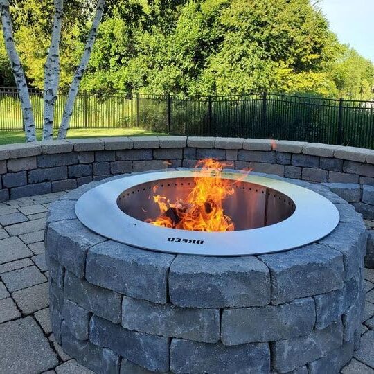fire pit installation