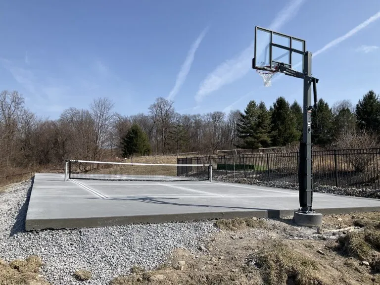 Concrete Pickleball Court In Harrisburg, PA