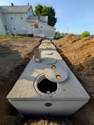 conventional anaerobic septic system