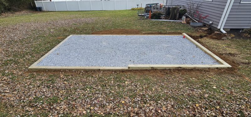 Michael K. - Gravel Shed Foundation In Bel Air, MD