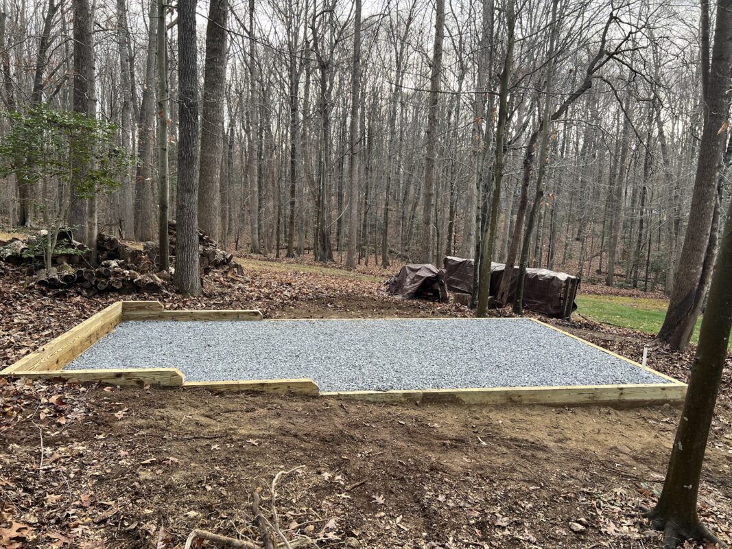 John T. - Gravel Shed Foundation In Knoxville, VA John T. - Gravel Shed Foundation In Knoxville, VA
