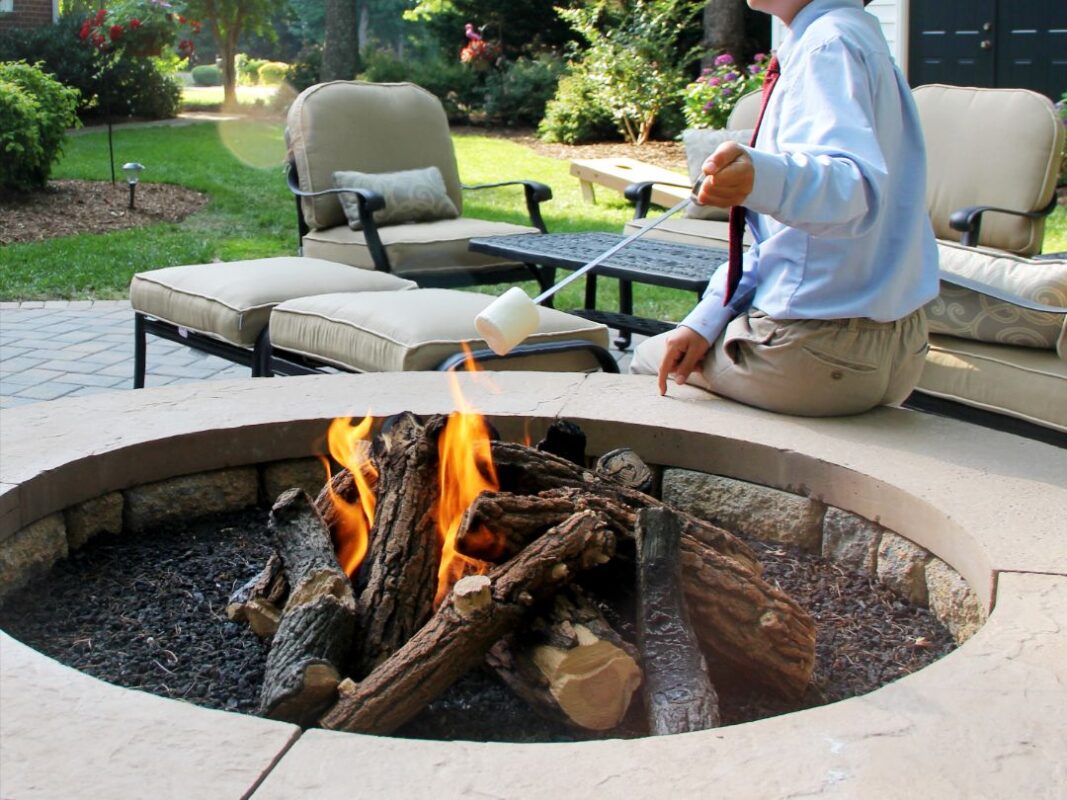 Fire Pit Installation outdoor fire pit installation In Maryland