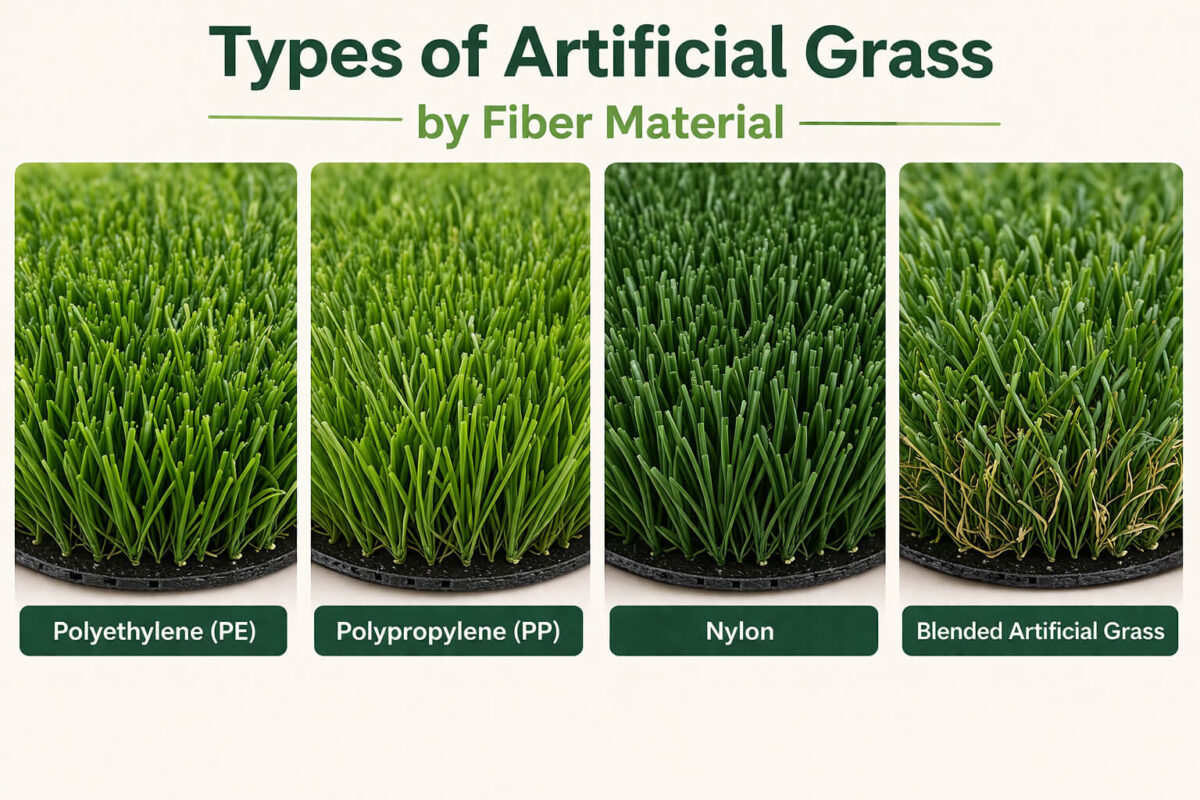 types of artificial turf