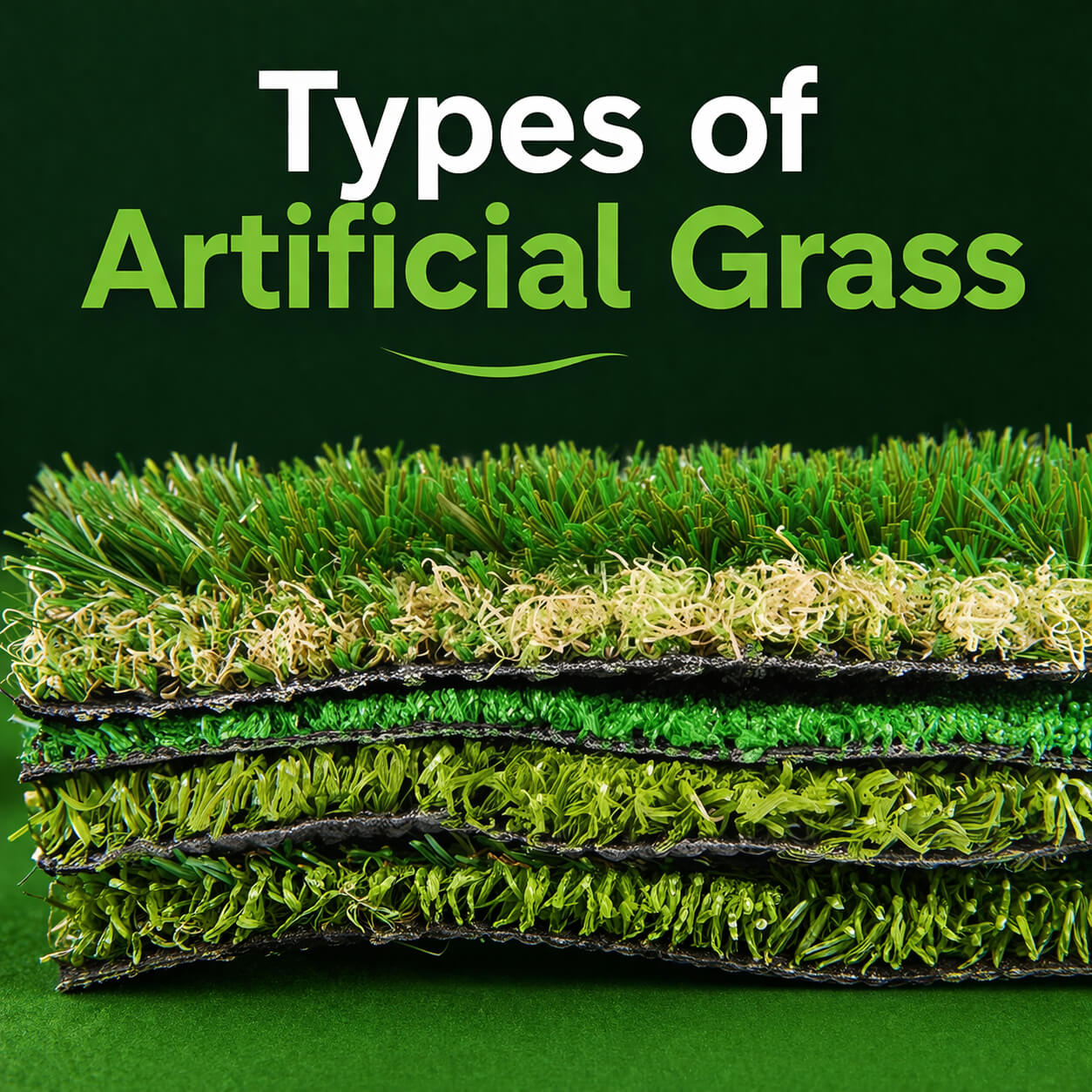 types of artificial grass