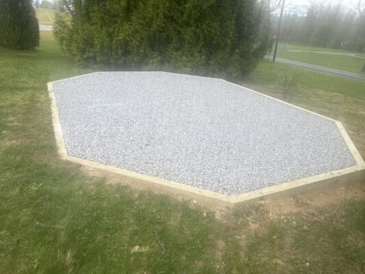 Gazebo Stone Foundation in Newville, PA
