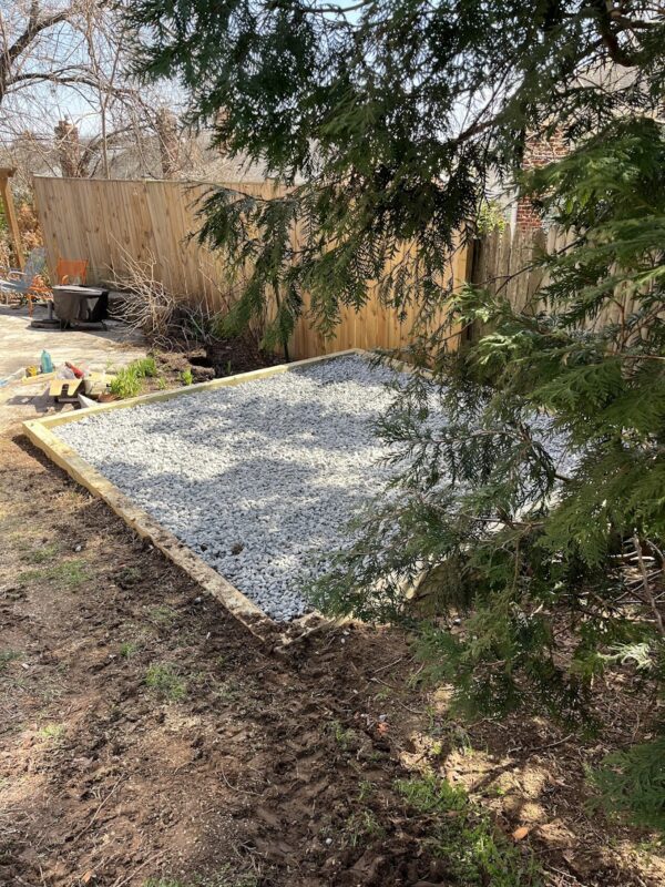 Rebecca G. – Stone Shed Foundation in Alexandria, VA — 1