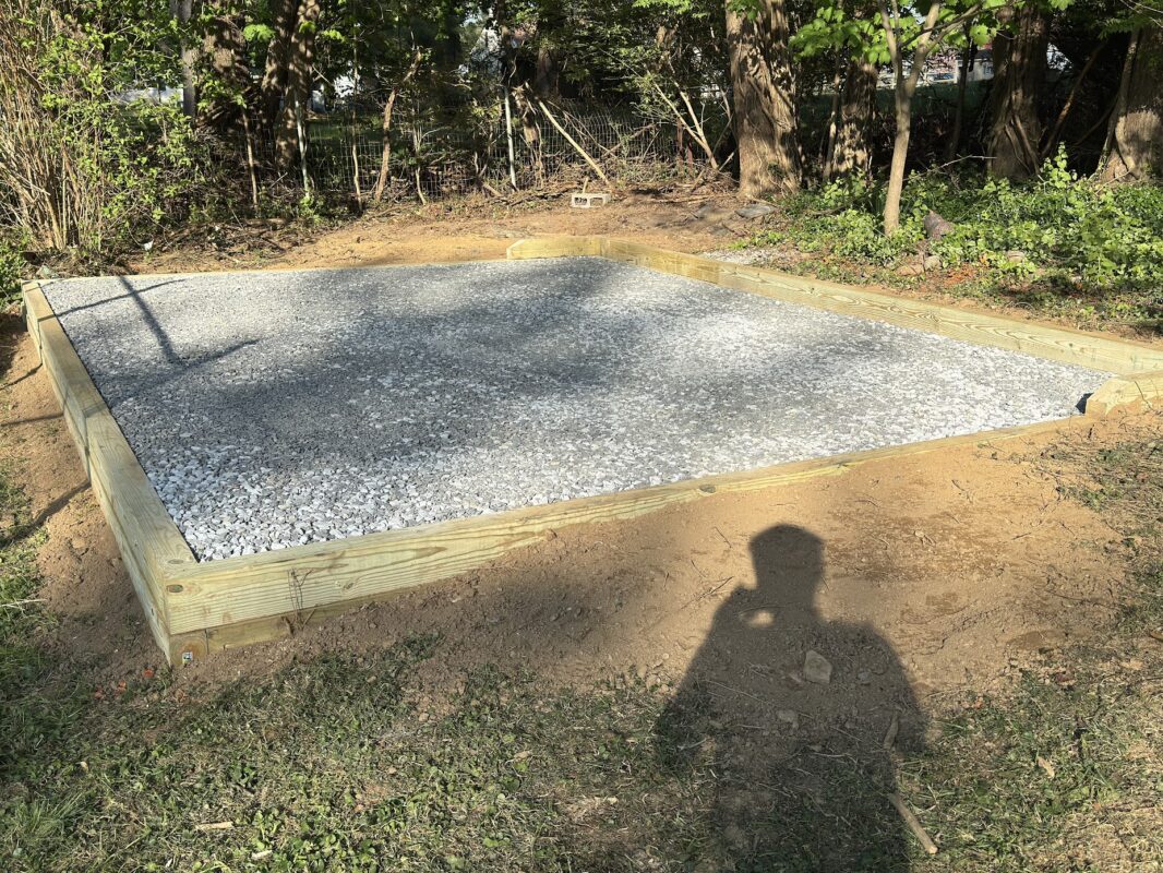 Henry F. – Shed Foundation, Shed Demo in Downingtown, PA — 1
