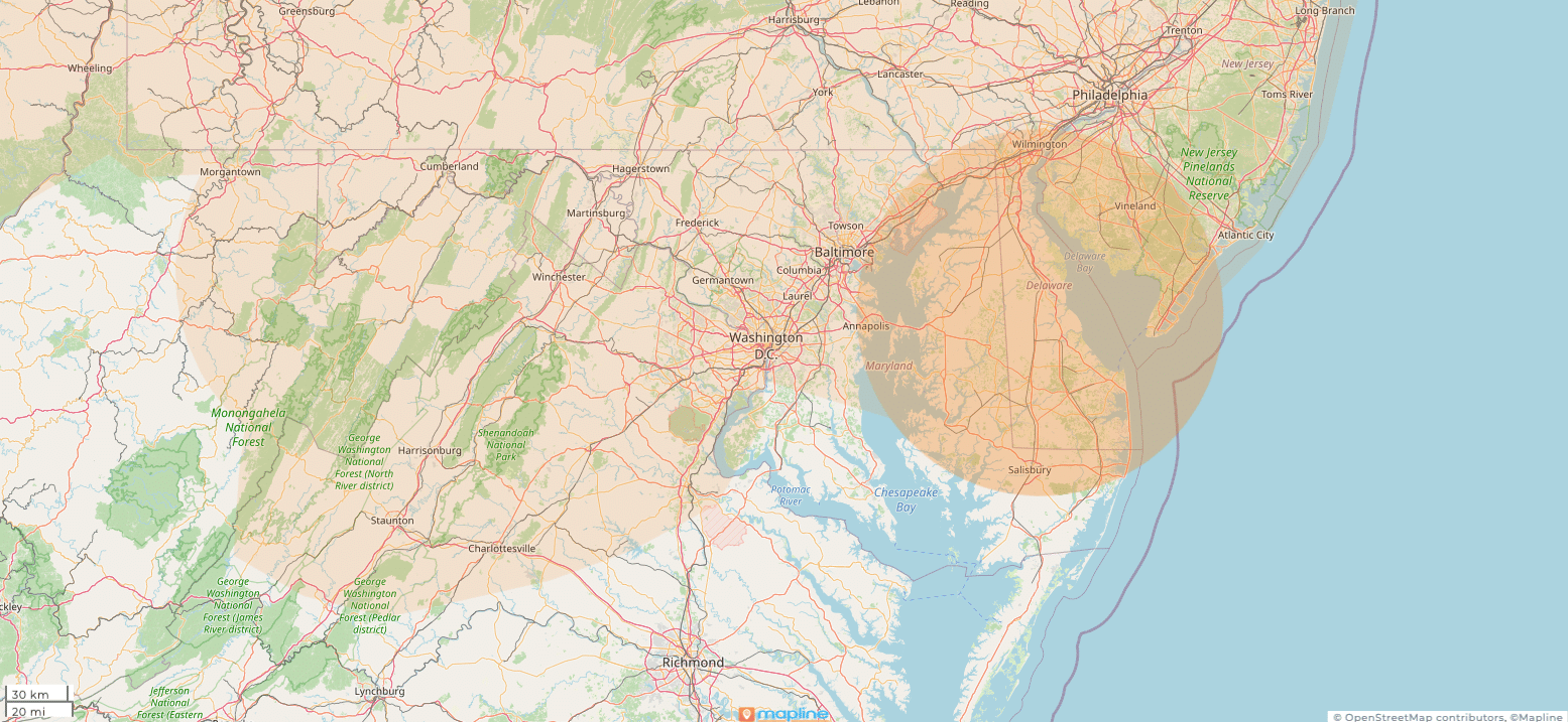 service area for site preparation in Delaware