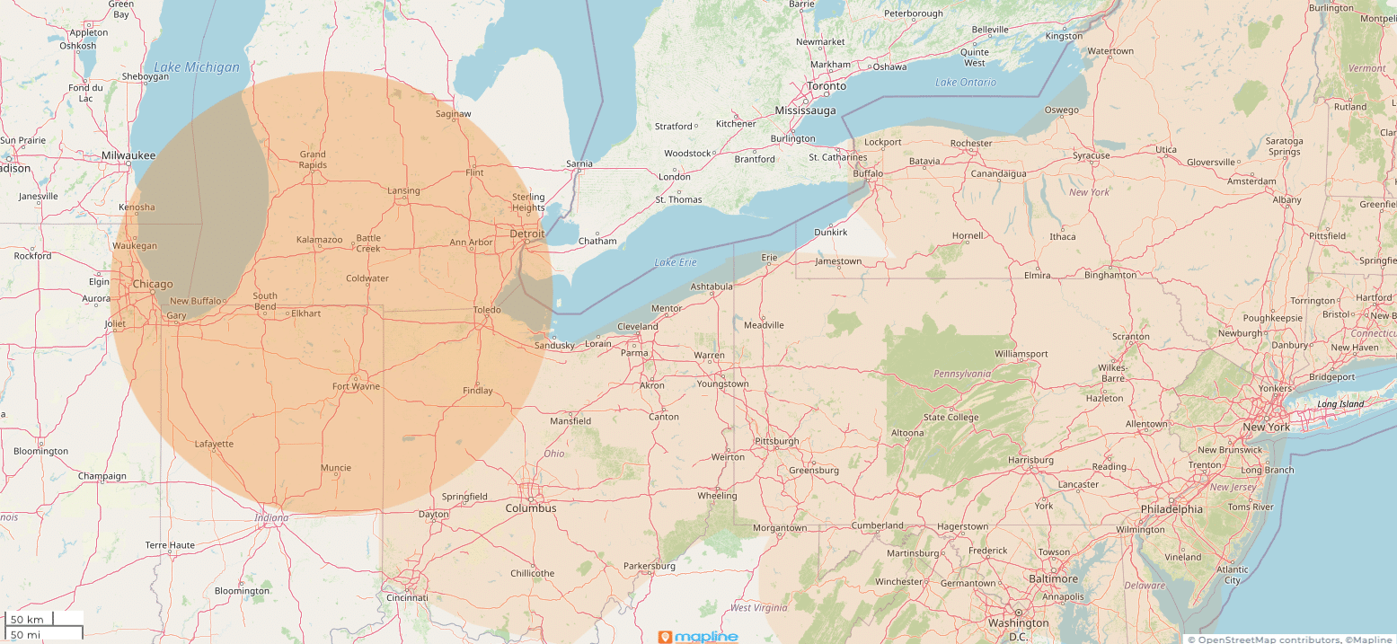 Gap, PA service area for stone shed pads in Michigan