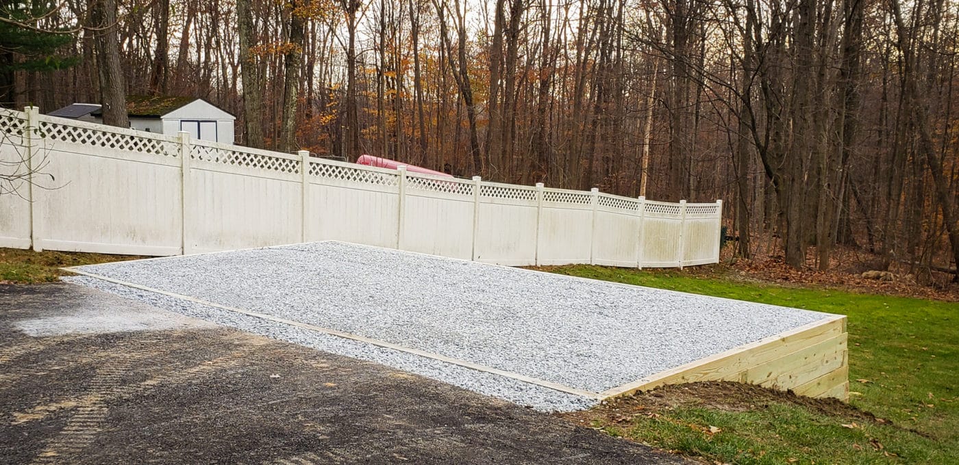 shed foundations installed in nj site preparations llc