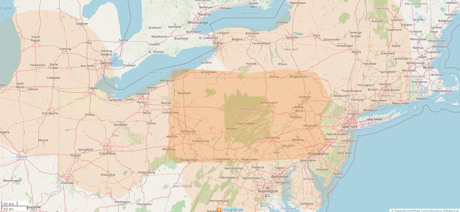Sturgis, MI service area for shed pads in Pennsylvania