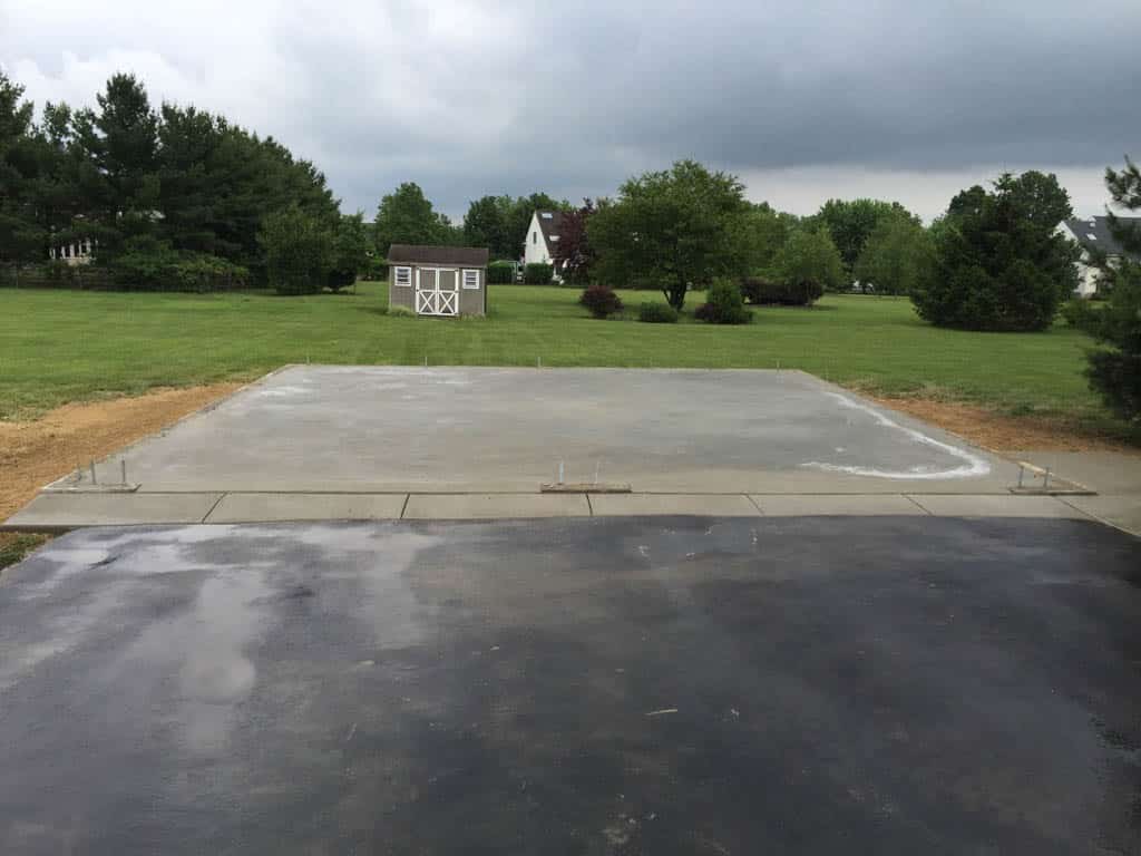Expansion joints for a garage foundation
