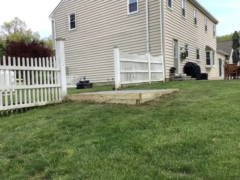 Shed foundation in Doylestown, PA