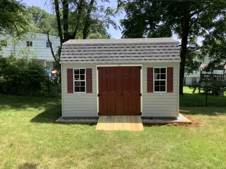Shed on a foundation in Milford Mill, MD