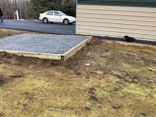 Robert B. - Gravel Shed Foundation in Stanford VA