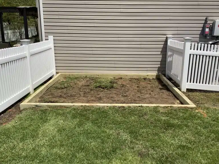 Installing a shed foundation in Coatesville, PA