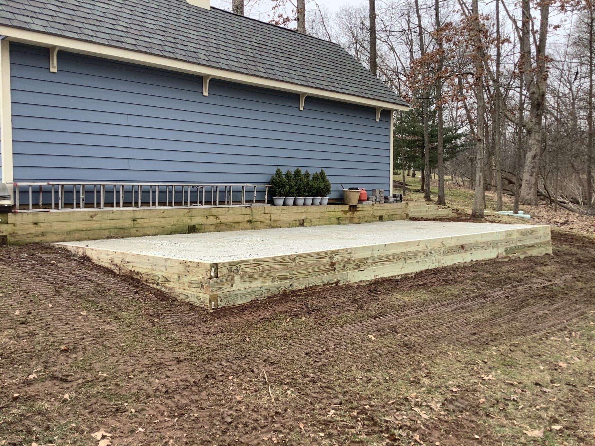 Shed Foundations Installed in PA Site Preparations LLC