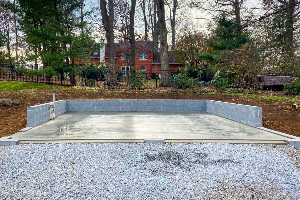 concrete foundation