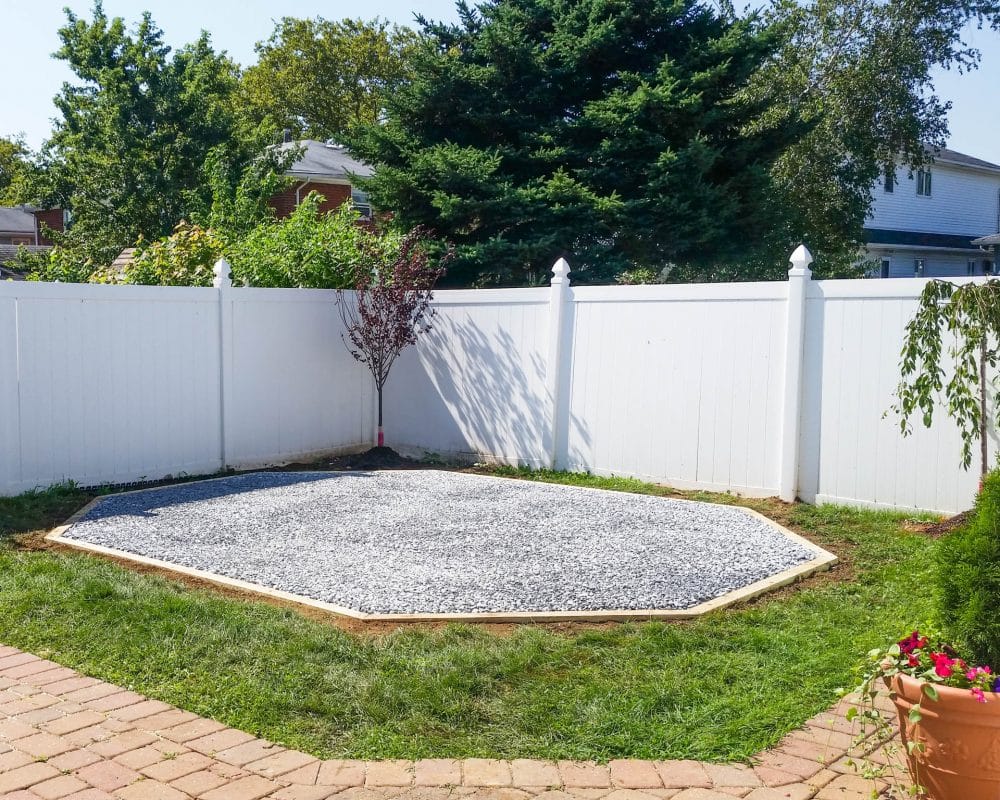 Gazebo Foundation in the northeast