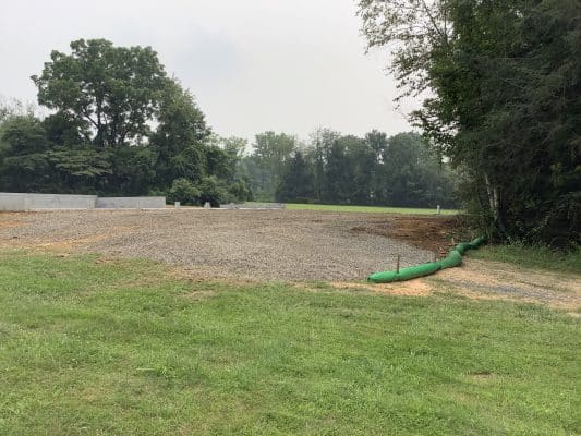 a concrete shed foundation in doylestown PA