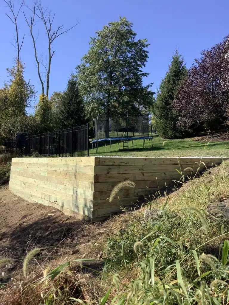 "A gravel shed foundation in Flemington, NJ"