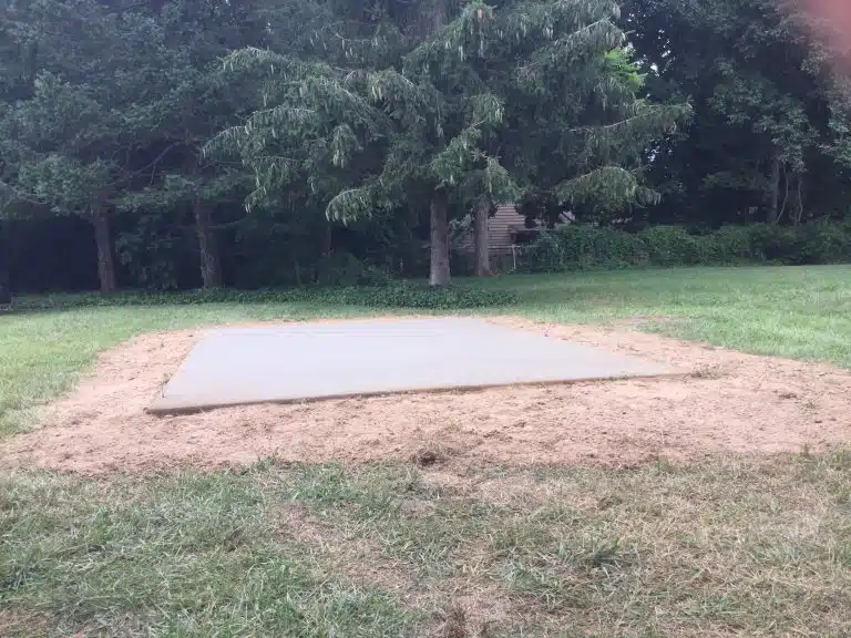 a concrete garage foundation in rehoboth beach DE