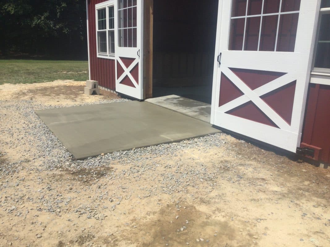 a concrete pad in federalsburg MD
