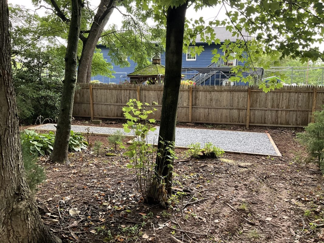 Gravel Shed Foundation