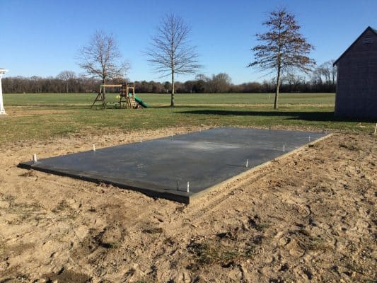 a concrete garage foundation in henderson MD