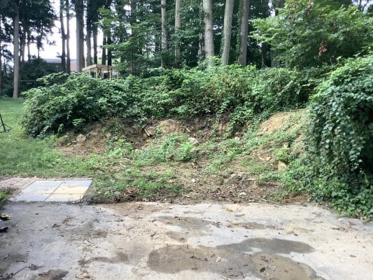 a gravel garage foundation in downingtown PA