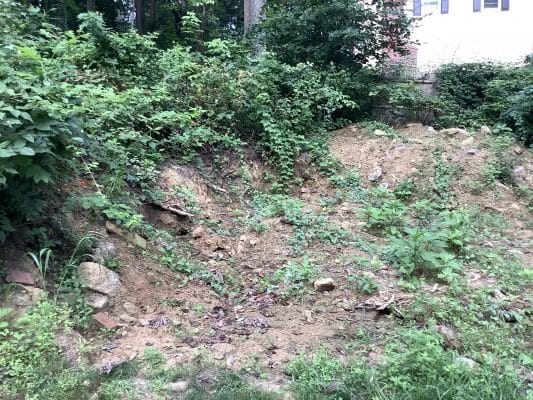 a gravel garage foundation in downingtown PA