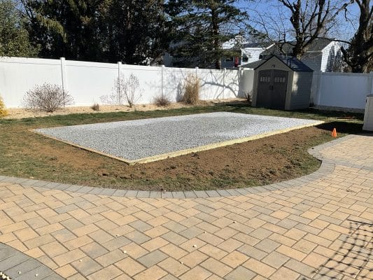 12x24 Size A Frame Garage Foundation Red Bank, NJ