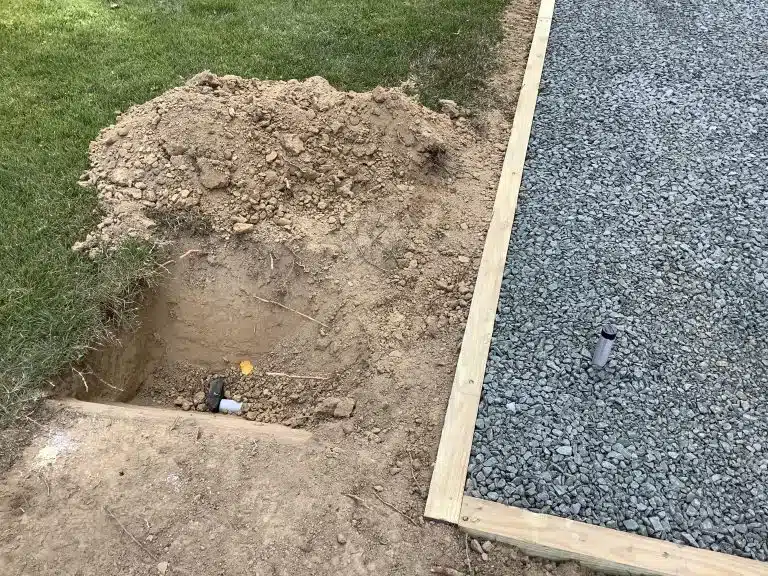 a gravel shed foundation in ellicott city MD