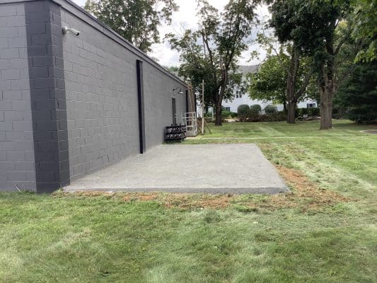 a gravel shed foundation in tinton falls NJ