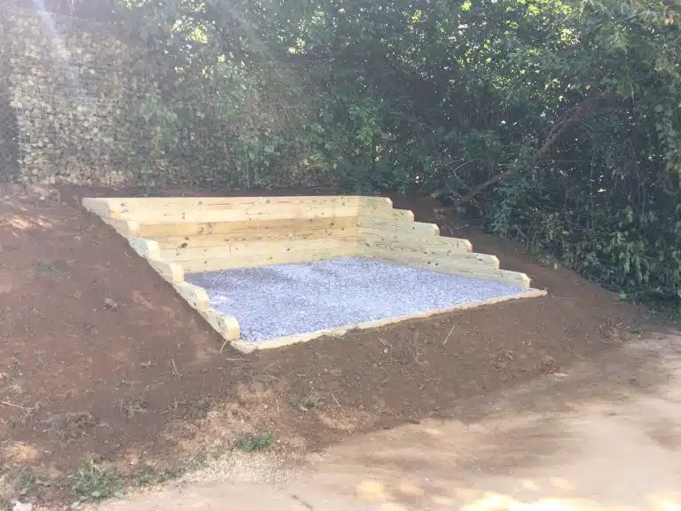 a gravel shed foundation in philadelphia PA