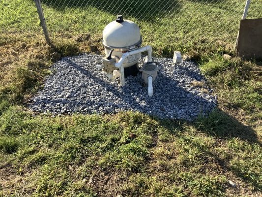 a gravel shed foundation in newark DE