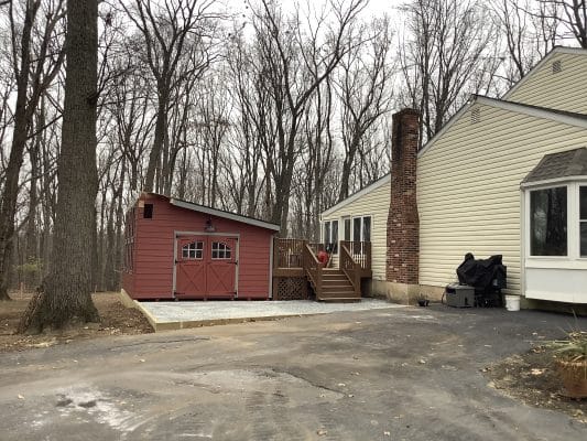 gravel shed foundations in coatesville PA