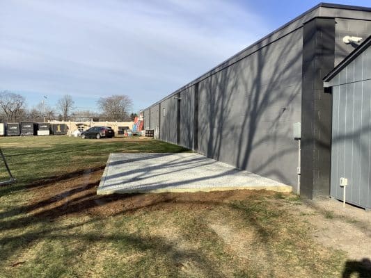 a gravel shed foundation in tinton falls NJ