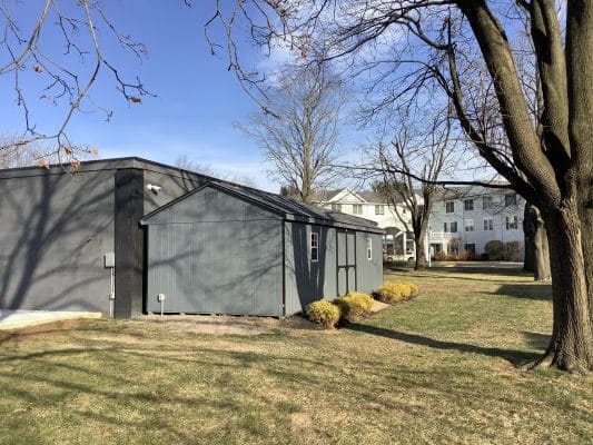 a gravel shed foundation in tinton falls NJ